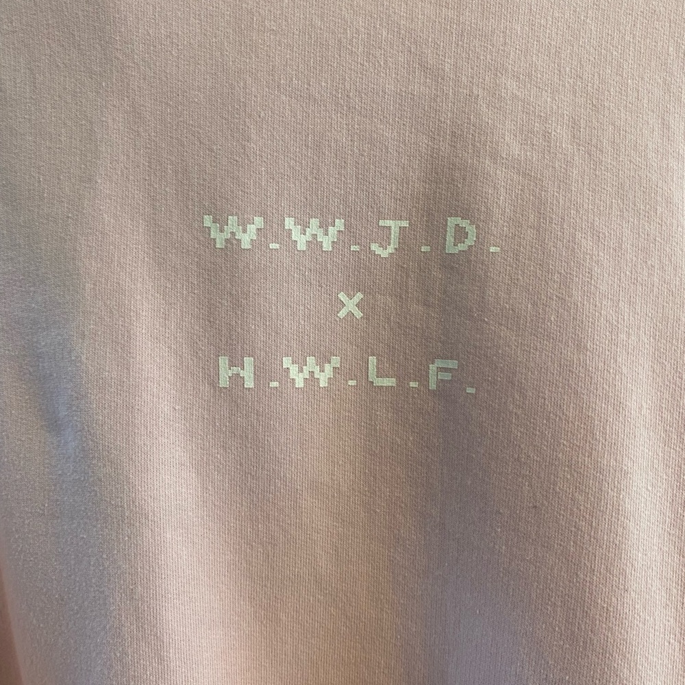 WWJD X HWLF Pink Hoodie